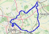 rower - mapa trasy gps - rower szosowy