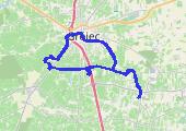 Trasa z dnia 2020-07-21 21:09 - mapa trasy gps - rower trekkingowy