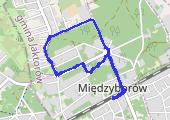 Trasa z dnia 2020-07-22 18:50 - mapa trasy gps - nordic walking