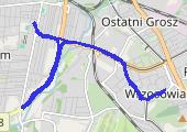 Trasa z dnia 2020-07-22 20:32 - mapa trasy gps - rower szosowy