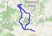 Trasa z dnia 2020-07-24 21:03 - mapa trasy gps - rower trekkingowy