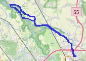 Trasa z dnia 2020-07-25 13:33 - mapa trasy gps - rower górski