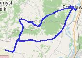 Trasa z dnia 2020-07-26 16:50 - mapa trasy gps - rower trekkingowy