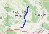 Trasa z dnia 2020-08-08 21:28 - mapa trasy gps - rower trekkingowy