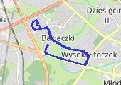 Trasa z dnia 2020-08-13 19:44 - mapa trasy gps - bieganie