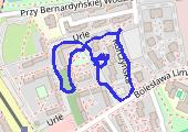 Trasa 2008 - mapa trasy gps - bieganie