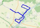 Trasa z dnia 2020-08-14 20:00 - mapa trasy gps - rower górski