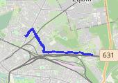 Trasa z dnia 2020-08-16 10:08 - mapa trasy gps - nordic walking