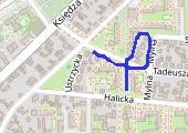 Trasa z dnia 2012-05-25 20:04 - mapa trasy gps - marsz