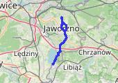 Trasa z dnia 2020-08-23 19:53 - mapa trasy gps - rower trekkingowy