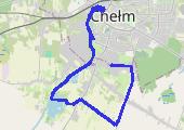 Trasa z dnia 2013-08-07 21:25 - mapa trasy gps - rower miejski