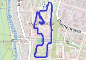 spacer z psem - mapa trasy gps - spacer