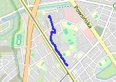Trasa 2028 - mapa trasy gps - spacer