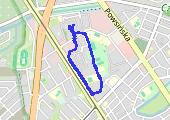 Trasa 2033 - mapa trasy gps - spacer