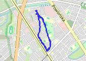 Trasa 2034 - mapa trasy gps - spacer