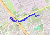Trasa 2044 - mapa trasy gps - spacer