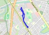 Trasa 2050 - mapa trasy gps - spacer