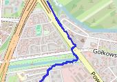 Trasa 2051 - mapa trasy gps - spacer