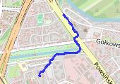 Trasa 2053 - mapa trasy gps - spacer