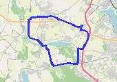 Trasa z dnia 2013-08-07 18:33 - mapa trasy gps - rower szosowy