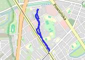 Trasa 2058 - mapa trasy gps - spacer