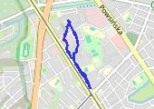 Trasa 2061 - mapa trasy gps - spacer