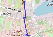 Trasa 2063 - mapa trasy gps - spacer