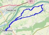 Trasa z dnia 2020-09-16 19:13 - mapa trasy gps - rower trekkingowy