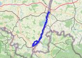 Trasa z dnia 2020-09-18 18:02 - mapa trasy gps - rower szosowy