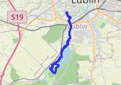 Trasa z dnia 2020-09-25 18:03 - mapa trasy gps - rower trekkingowy