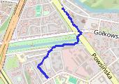 Trasa 2075 - mapa trasy gps - spacer