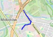 Trasa 2079 - mapa trasy gps - spacer