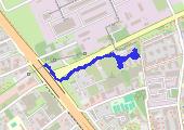 Trasa 2082 - mapa trasy gps - spacer
