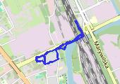 Trasa 2083 - mapa trasy gps - spacer
