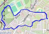 Trasa z dnia 2020-04-08 22:50 - mapa trasy gps - marsz