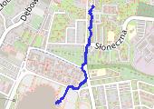 Trasa z dnia 2020-07-13 21:13 - mapa trasy gps - marsz
