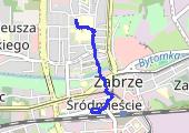 Trasa z dnia 2020-08-11 10:58 - mapa trasy gps - marsz