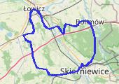 rower - mapa trasy gps - rower szosowy