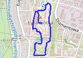 spacer z psem - mapa trasy gps - spacer