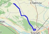 Trasa z dnia 2020-10-22 19:31 - mapa trasy gps - rower trekkingowy