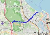 Trasa z dnia 2020-10-23 17:46 - mapa trasy gps - rower górski