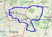 Trasa z dnia 2020-10-24 14:39 - mapa trasy gps - rower szosowy