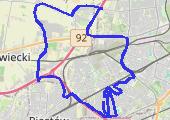 Rower 1310 - mapa trasy gps - rower szosowy
