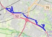Rower 1313 - mapa trasy gps - rower szosowy