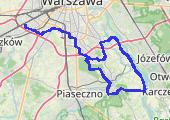 Rower 1314 - mapa trasy gps - rower szosowy