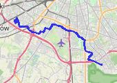 Rower 1315 - mapa trasy gps - rower szosowy