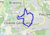 Trasa z dnia 2020-10-26 18:01 - mapa trasy gps - bieganie