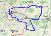 Trasa z dnia 2020-10-31 15:10 - mapa trasy gps - rower szosowy
