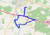 Trasa z dnia 2020-10-31 16:26 - mapa trasy gps - rower szosowy