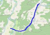 Trasa z dnia 2020-11-02 15:45 - mapa trasy gps - rower trekkingowy